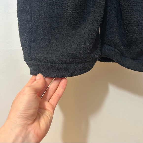 π FREE PEOPLE BEACH | NWT Black Terry Jumpsuit w/ Elastic Waist & Size Small - Picture 4 of 12